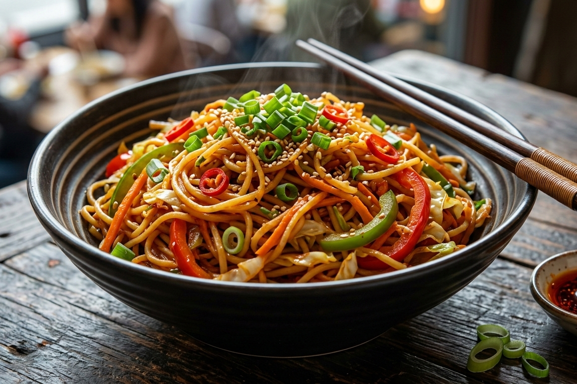 Veg Schezwan Noodles